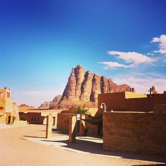 Wadi Rum visitor center, a tour attraction in Wadi Rum, Aqaba, Jordan 
