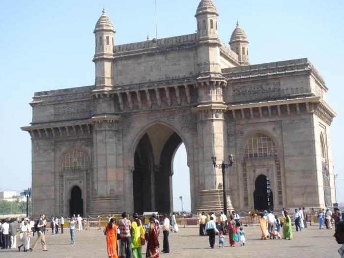 Gateway of India, a tour attraction in Mumbai, Maharashtra, India