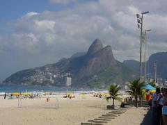 Ipanema, a tour attraction in Rio de Janeiro, Brazil