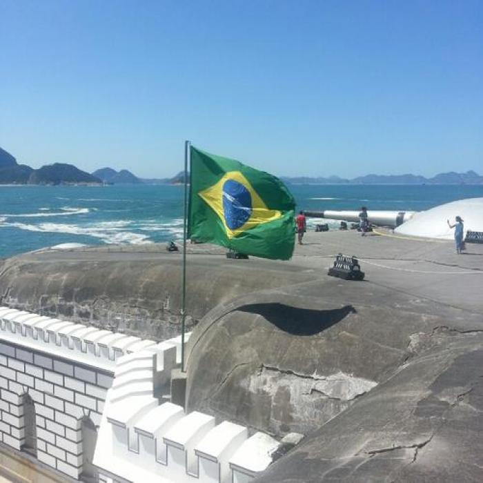 Forte de Copacabana, a tour attraction in Rio de Janeiro, Brazil