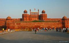 Red Fort, a tour attraction in Delhi, India 