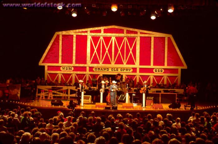 The Grand Ole Opry, a tour attraction in Nashville, TN, United States