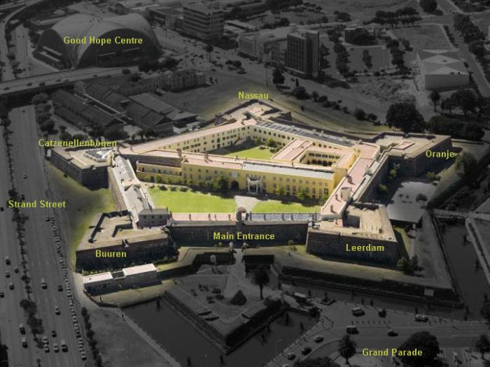 Castle of Good Hope, a tour attraction in Cape Town, Western Cape, South