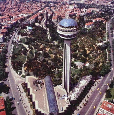 Atakule, a tour attraction in Ankara TÃ¼rkiye