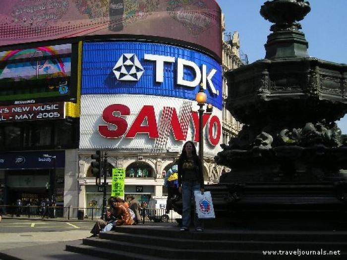 picadilly circus, a tour attraction in London, United Kingdom 