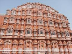 Hawa Mahal |  हवा महल | Palace of Winds | Palace of the Breeze | 風の宮殿, a tour attraction in Jaipur India