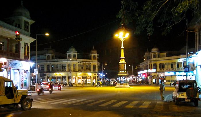 MI road, a tour attraction in Jaipur India