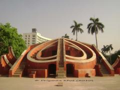 Jantar Mantar, a tour attraction in Jaipur India