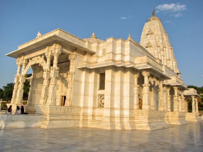 Birla Mandir, a tour attraction in Jaipur India