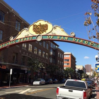 The Gaslamp Quarter, a tour attraction in San Diego, CA, United States 