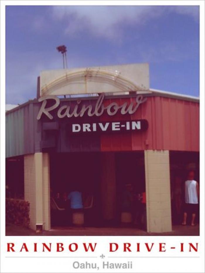 Rainbow Drive-in, a tour attraction in Oahu, Hawaii, United States 