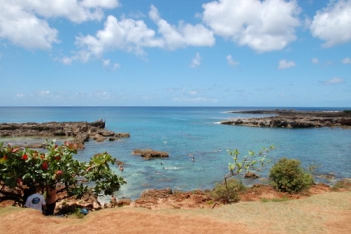 Sharks Cove, a tour attraction in Oahu, Hawaii, United States 