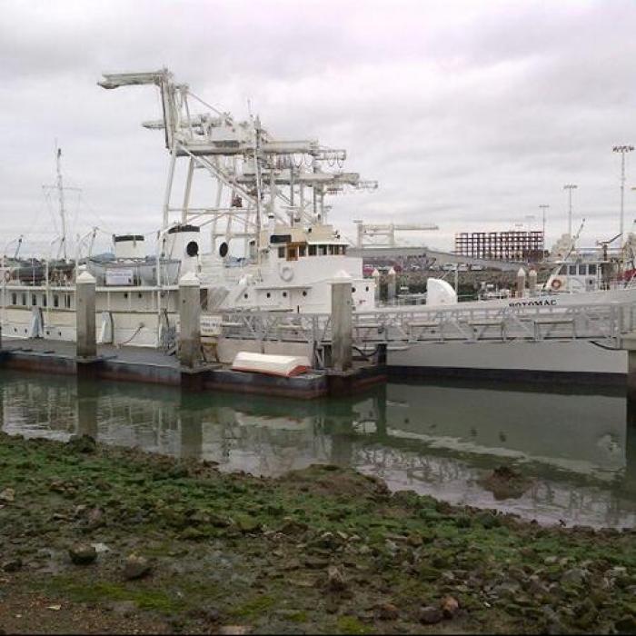 USS Potomac, a tour attraction in Oakland United States