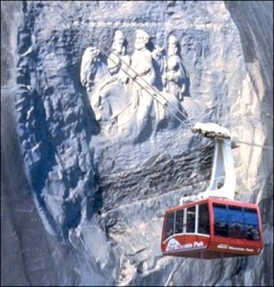 Stone Mountain, a tour attraction in Atlanta United States