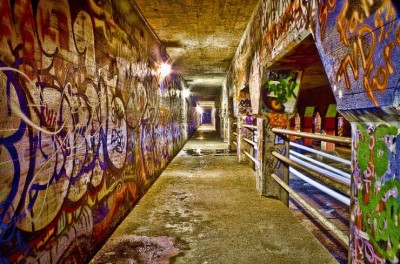 Krog Street Tunnel, a tour attraction in Atlanta United States