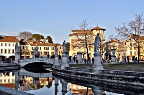 Prato della Valle, a tour attraction in Padua, Italy