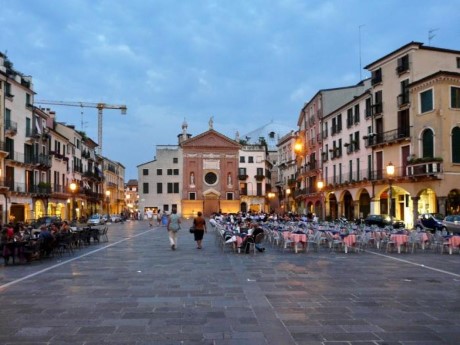 Piazza dei Signori, a tour attraction in Padua, Italy