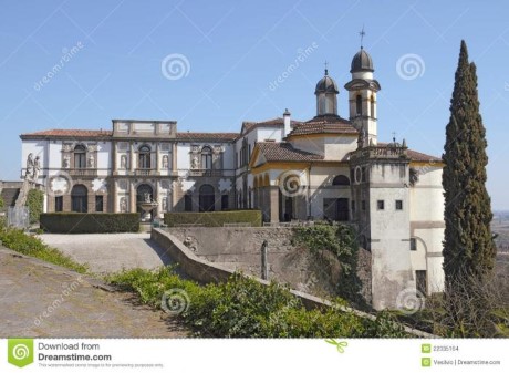 Monselice, a tour attraction in Padua, Italy