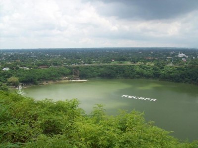 Laguna De Tiscapa, a tour attraction in Managua, Nicaragua