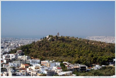 Φιλοπάππου (Philopappos Hill), a tour attraction in Athens, Greece