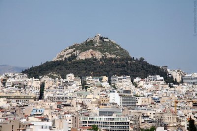 Lykavittos, a tour attraction in Athens, Greece