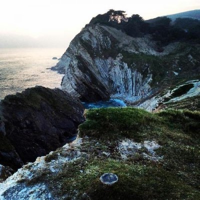 lulworth cove, a tour attraction in Dorset, United Kingdom 