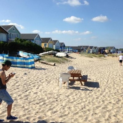 Mudeford Spit Beach, a tour attraction in Dorset, United Kingdom 