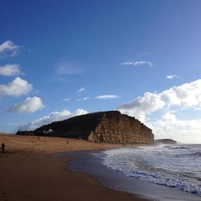 West Bay, a tour attraction in Dorset, United Kingdom 