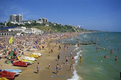 Bournemouth Beach, a tour attraction in Dorset, United Kingdom 