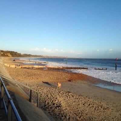 Avon Beach, a tour attraction in Dorset, United Kingdom 