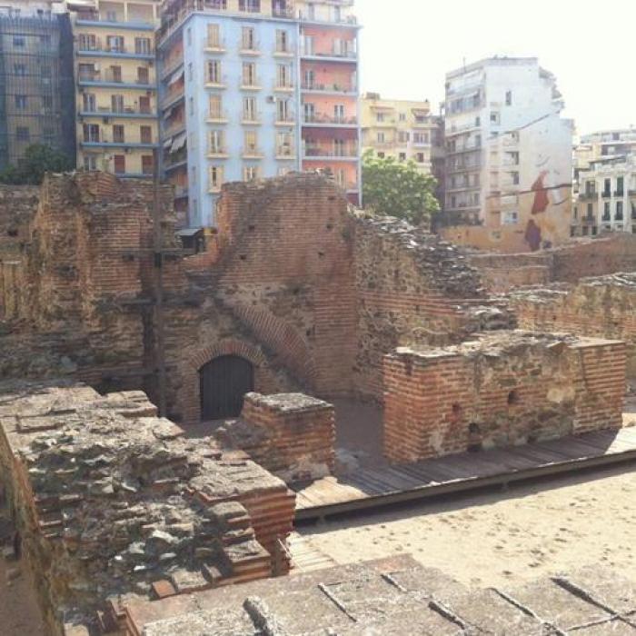 The Palace of Galerius, a tour attraction in Thessaloniki, Greece 