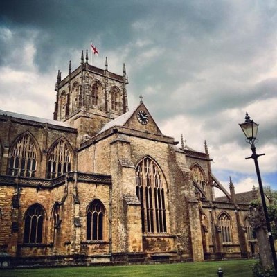 Sherborne Abbey, a tour attraction in Dorset, United Kingdom 