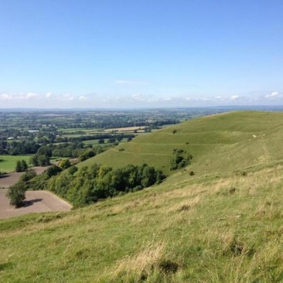 Hambledon Hill, a tour attraction in Dorset, United Kingdom 