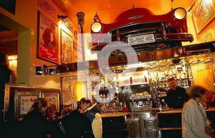 Cafe bar 8, a tour attraction in Zagreb, Croatia 