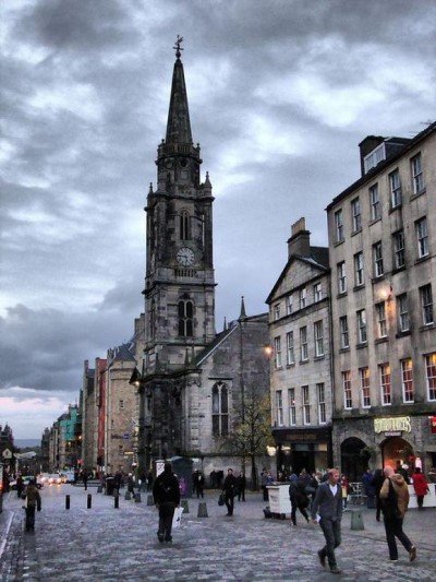 The Royal Mile, a tour attraction in Edinburgh, United Kingdom 