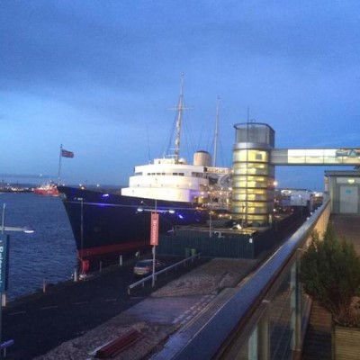 The Royal Yacht Britannia, a tour attraction in Edinburgh, United Kingdom