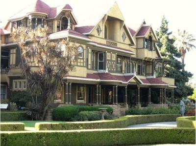 Winchester Mystery House, a tour attraction in San Jose, CA, United States 