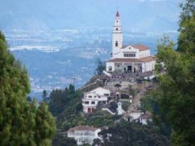 Monserrate, a tour attraction in Bogota, Colombia 