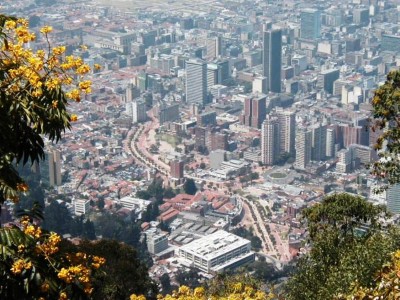 Funicular de Monserrate, a tour attraction in Bogota, Colombia