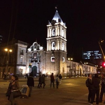 Iglesia de San Francisco, a tour attraction in Bogota, Colombia