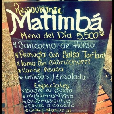 Restaurante Matimbá, a tour attraction in Bogota, Colombia