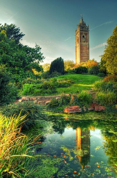 Cabot Tower, a tour attraction in Bristol, United Kingdom