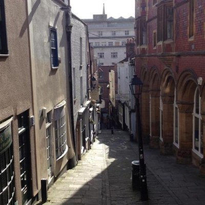 Christmas Steps, a tour attraction in Bristol, United Kingdom