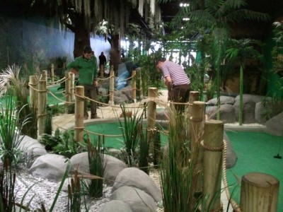 Jungle Rumble Adventure Golf, a tour attraction in Bristol, United Kingdom