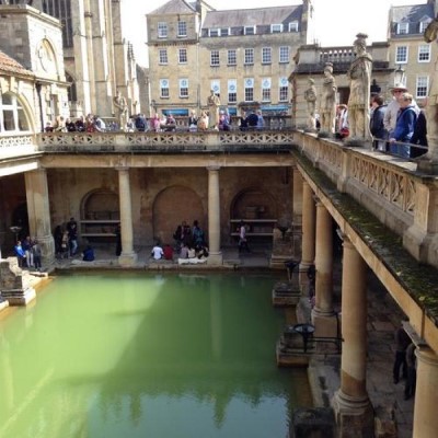 The Roman Baths, a tour attraction in Bristol, United Kingdom