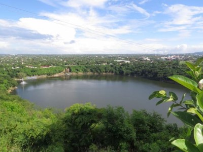 Laguna De Tiscapa, a tour attraction in Managua, Nicaragua