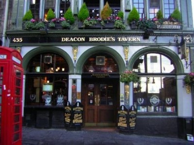 Deacon Brodie's Tavern, a tour attraction in Edinburgh, United Kingdom