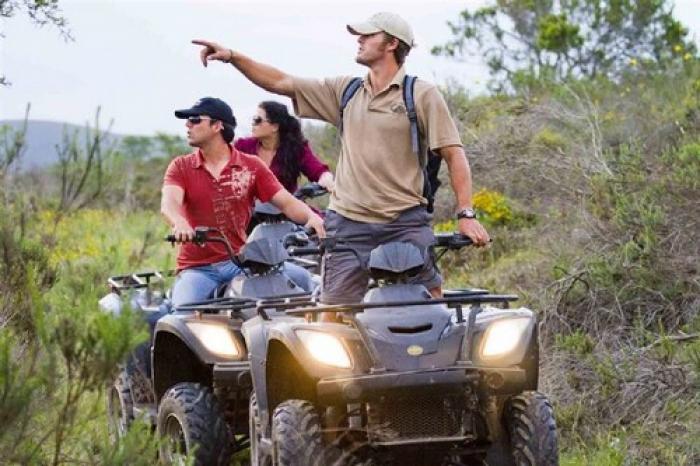 Guided quad bike safari , a tour attraction in The Garden Route South Africa
