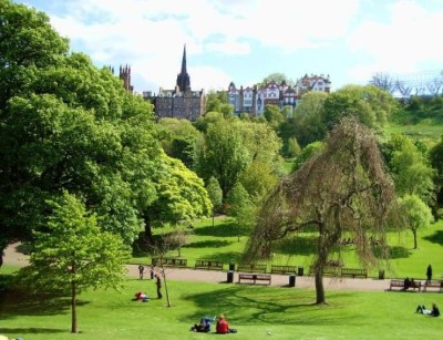 Princes Street Gardens, a tour attraction in Edinburgh, United Kingdom