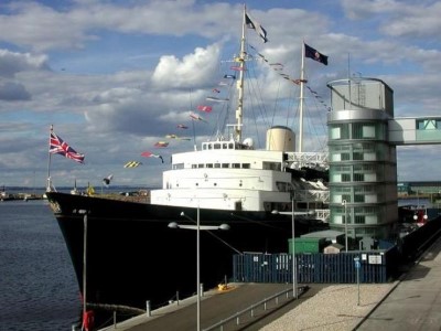 The Royal Yacht Britannia, a tour attraction in Edinburgh, United Kingdom